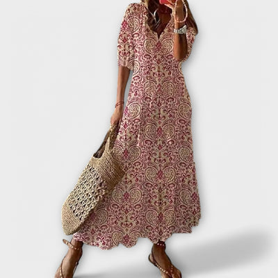 Bettina - Boheemlaste Maxi Kleit